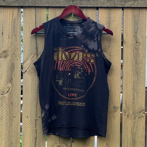 Gildan Other - The Doors Vintage Concert Cutoff Tank Men’s Small